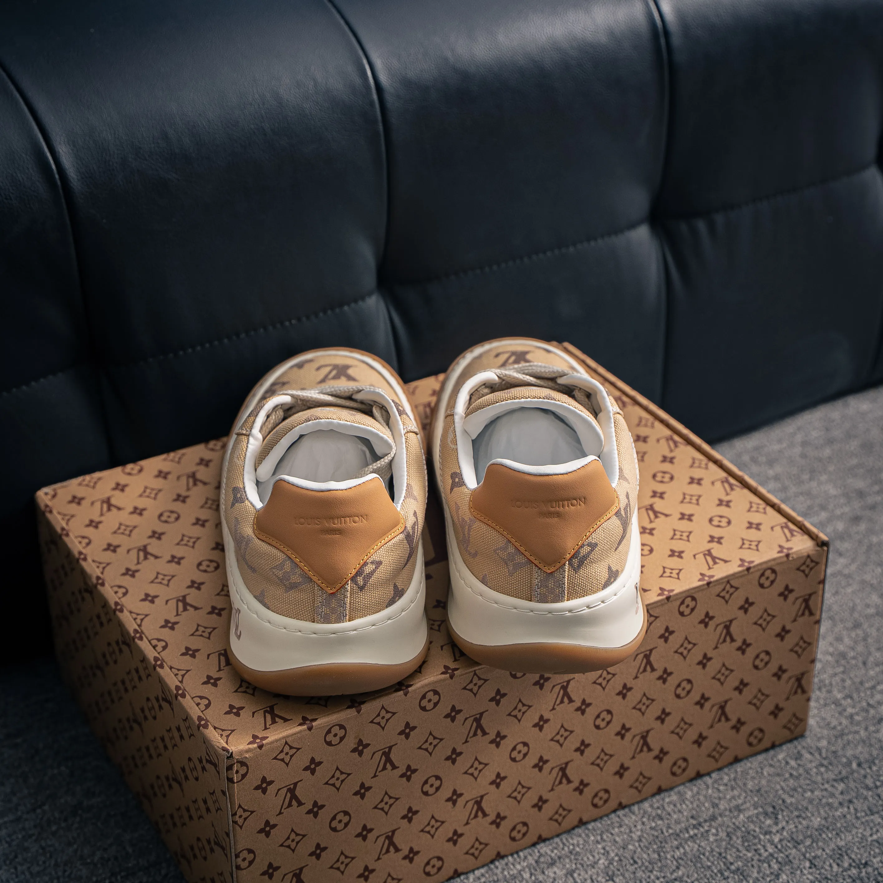 # Premium -- LOUIS VUITTON Tilted Series｜2026 LV Tilted Low Sneakers Series Low-Top Retro Skate Shoes